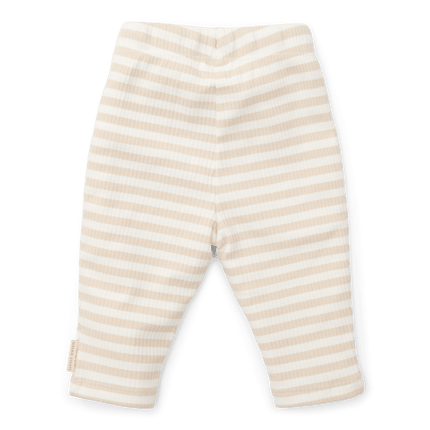 Little Dutch Broekje Stripe Sand/White Biologisch katoen - Little Dutch - Babywinkel - 8720847027825