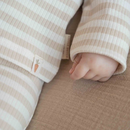 Little Dutch Broekje Stripe Sand/White Biologisch katoen - Little Dutch - Babywinkel - 8720847027825