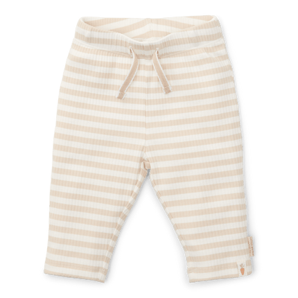 Little Dutch Broekje Stripe Sand/White Biologisch katoen - Little Dutch - Babywinkel - 8720847027825