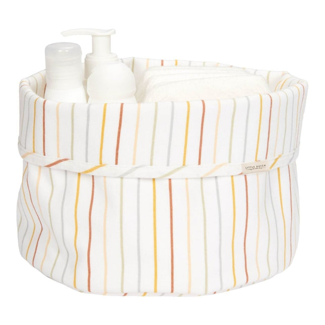 Little Dutch Commodemandje Rond Vintage Sunny Stripes - Little Dutch - Babywinkel - 8720629658094
