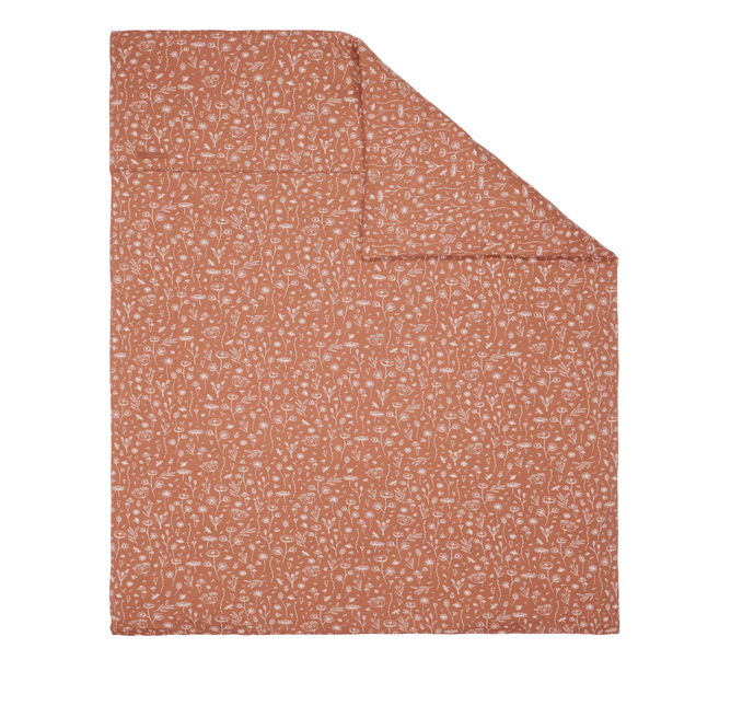 Little Dutch Dekbedovertrek Wieg Wild Flowers Rust koop je bij Babywinkel