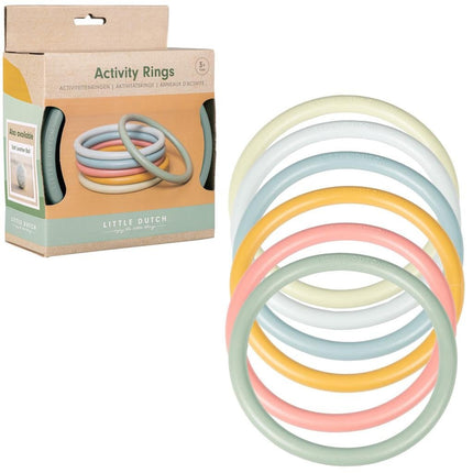 Little Dutch Educatief Speelgoed Activity Ringen 6St - Little Dutch - Babywinkel - 8712051114118