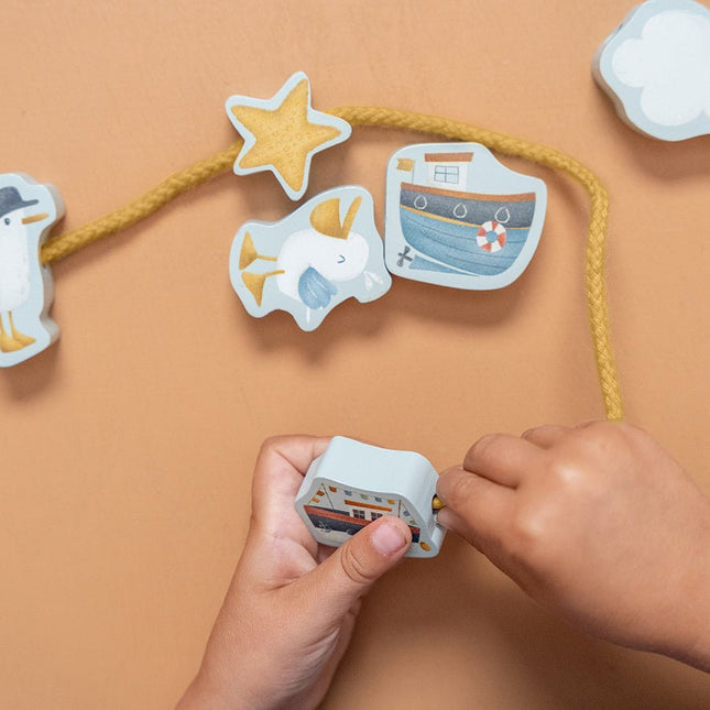 Little Dutch Educatief Speelgoed Rijgkralen Sailors Bay - Little Dutch - Babywinkel - 8714274120730