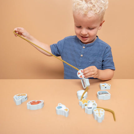 Little Dutch Educatief Speelgoed Rijgkralen Sailors Bay - Little Dutch - Babywinkel - 8714274120730