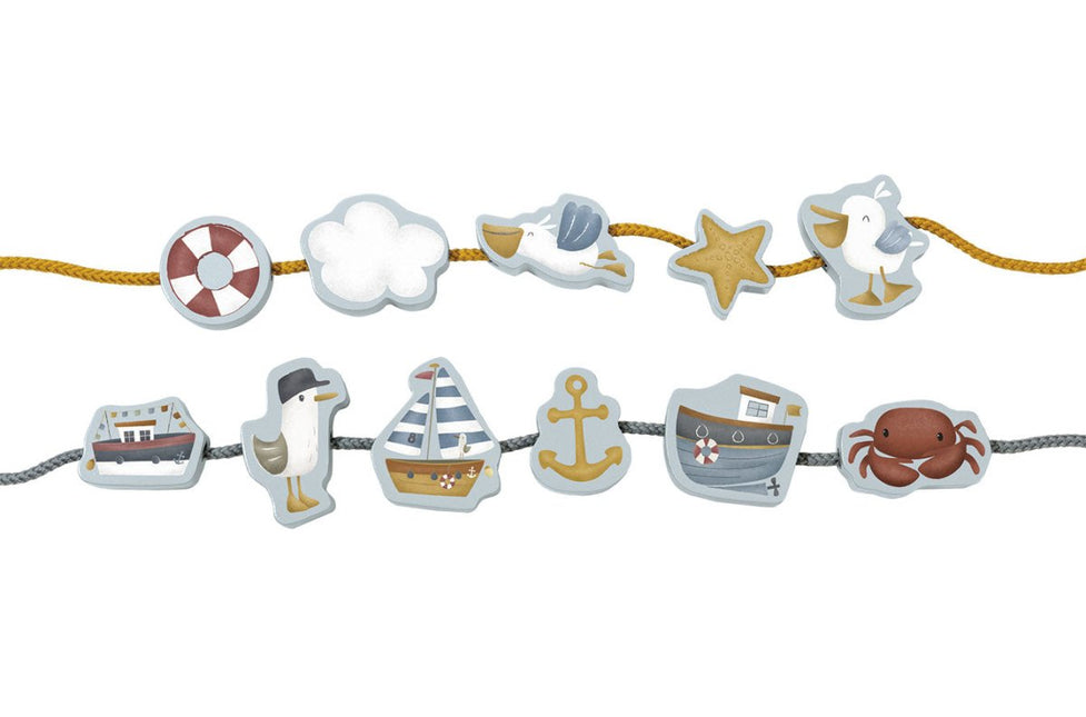 Little Dutch Educatief Speelgoed Rijgkralen Sailors Bay - Little Dutch - Babywinkel - 8714274120730
