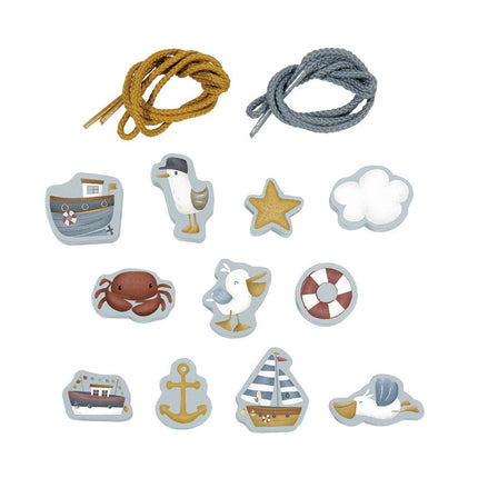 Little Dutch Educatief Speelgoed Rijgkralen Sailors Bay - Little Dutch - Babywinkel - 8714274120730