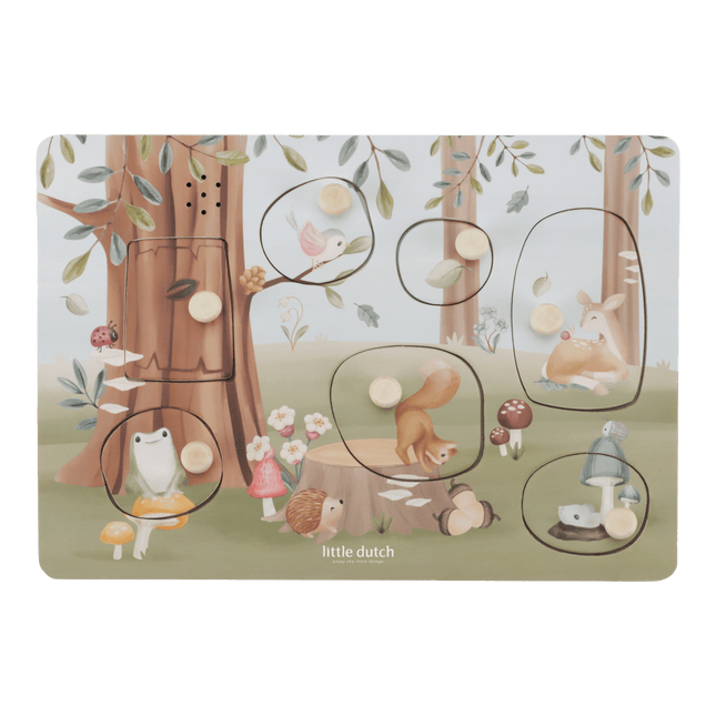 Little Dutch Geluidenpuzzel Forest Friends koop je bij Babywinkel
