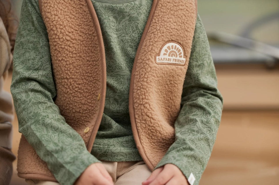 Little Dutch Giletje Mudstone koop je bij Babywinkel