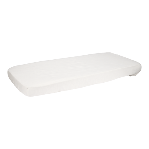Little Dutch Hoeslaken Hydrofiel Wieg Soft White - Little Dutch - Babywinkel - 8720847024169
