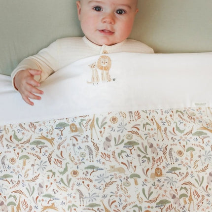 Little Dutch Hoeslaken Wieg Blooming Safari koop je bij Babywinkel