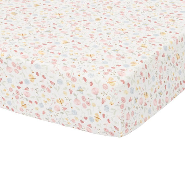 Little Dutch Hoeslaken Wieg Flowers & Butterflies - Little Dutch - Babywinkel - 8720168535795
