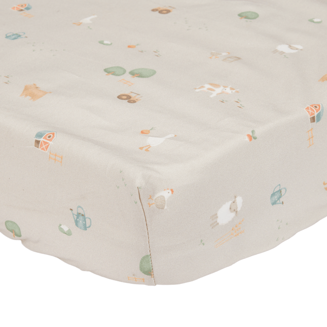 Little Dutch Hoeslaken Wieg Little Farm - Little Dutch - Babywinkel - 8720847023643