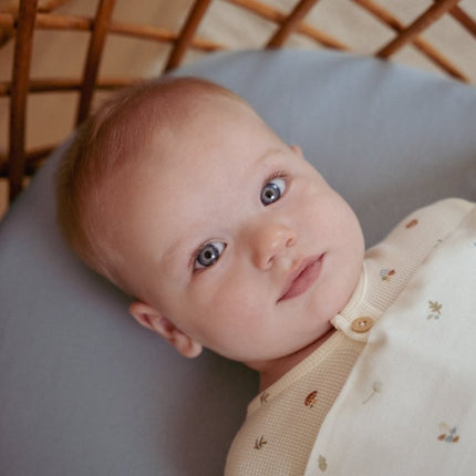 Little Dutch Hoeslaken Wieg Pure Denim Blue 40X80Cm - Little Dutch - Babywinkel - 8721122570142