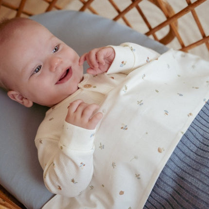 Little Dutch Hoeslaken Wieg Pure Denim Blue 40X80Cm - Little Dutch - Babywinkel - 8721122570142
