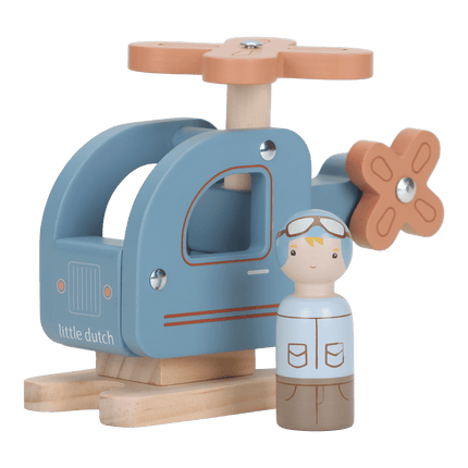 Little Dutch Houten Helicopter koop je bij Babywinkel