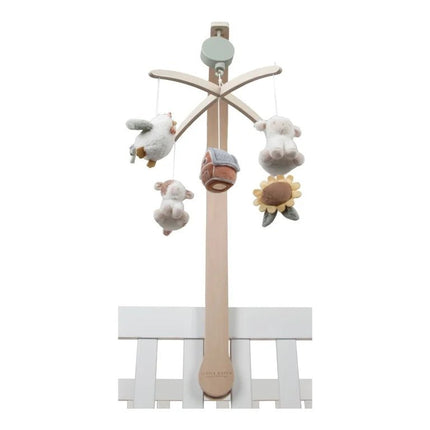 Little Dutch Houten Muziekmobiel Little Farm - Little Dutch - Babywinkel - 8713291888180