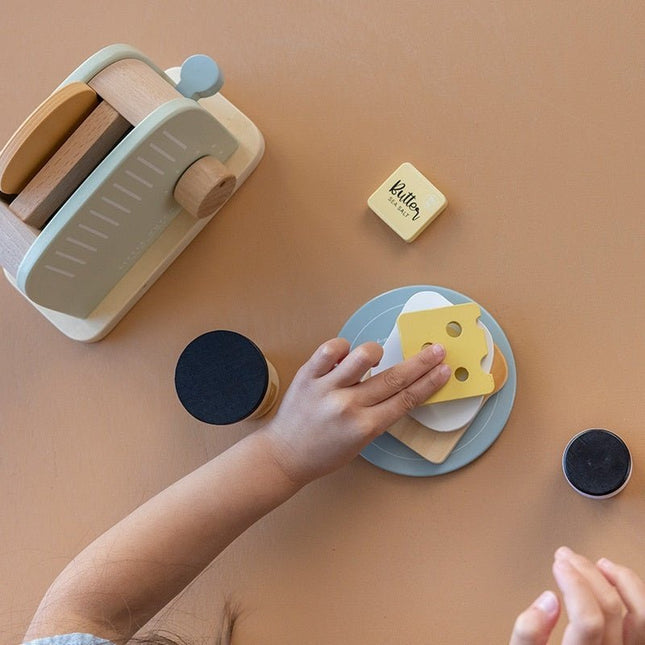 Little Dutch Houten Speelgoed Broodroosterset koop je bij Babywinkel