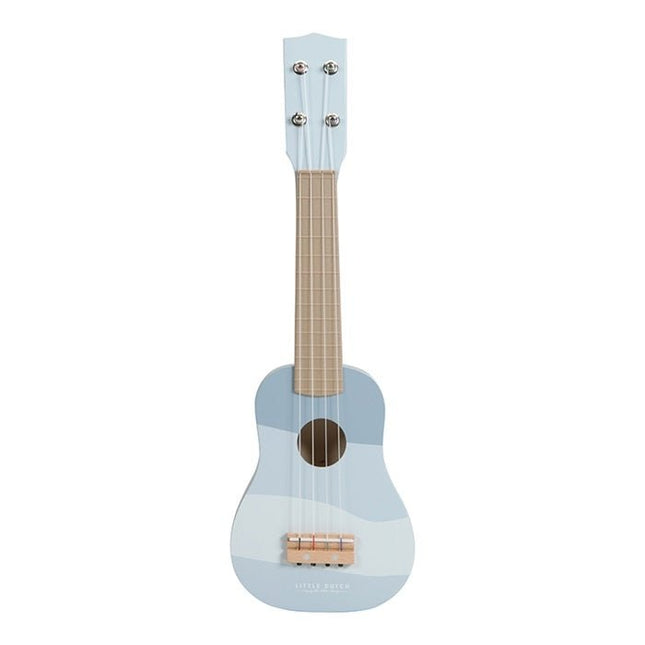 Little Dutch Houten Speelgoed Gitaar Blue - Little Dutch - Babywinkel - 8713291770157