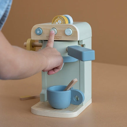 Little Dutch Houten Speelgoed Koffiezetapparaat - Little Dutch - Babywinkel - 8713291770812