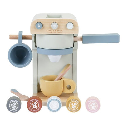Little Dutch Houten Speelgoed Koffiezetapparaat - Little Dutch - Babywinkel - 8713291770812