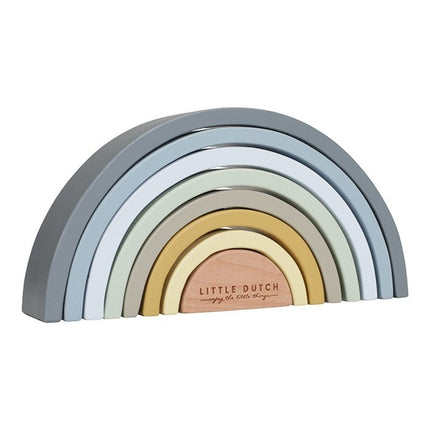 Little Dutch Houten Speelgoed Regenboog Blue - Little Dutch - Babywinkel - 8713291770348