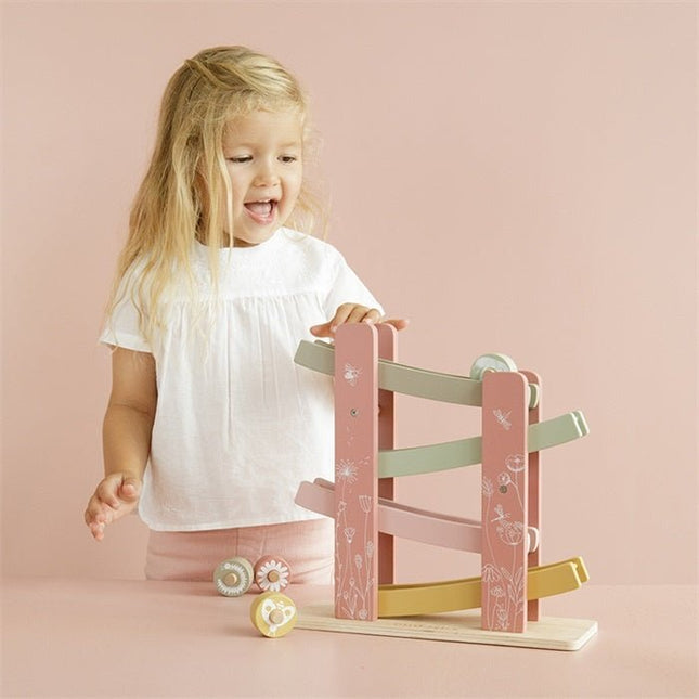 Little Dutch Houten Speelgoed Rollerbaan Wiflowers - Little Dutch - Babywinkel - 8713291770072