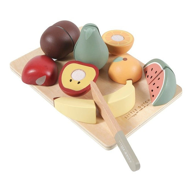 Little Dutch Houten Speelgoed Snijset Fruit koop je bij Babywinkel