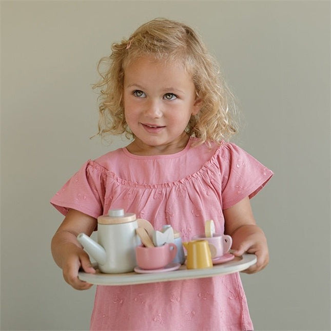 Little Dutch Houten Speelgoed Theeservies - Little Dutch - Babywinkel - 8713291770065