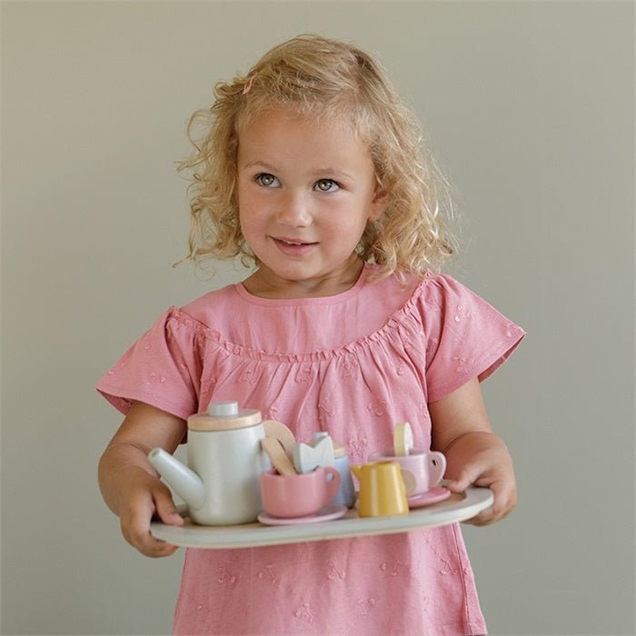 Little Dutch houten theeservies met naam Little Dutch houten theeservies met naam