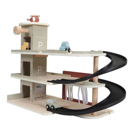 Little Dutch Houten Speelgoed Treinbaan Uitbreiding Garage - Little Dutch - Babywinkel - 8713291444911