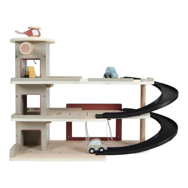 Little Dutch Houten Speelgoed Treinbaan Uitbreiding Garage - Little Dutch - Babywinkel - 8713291444911