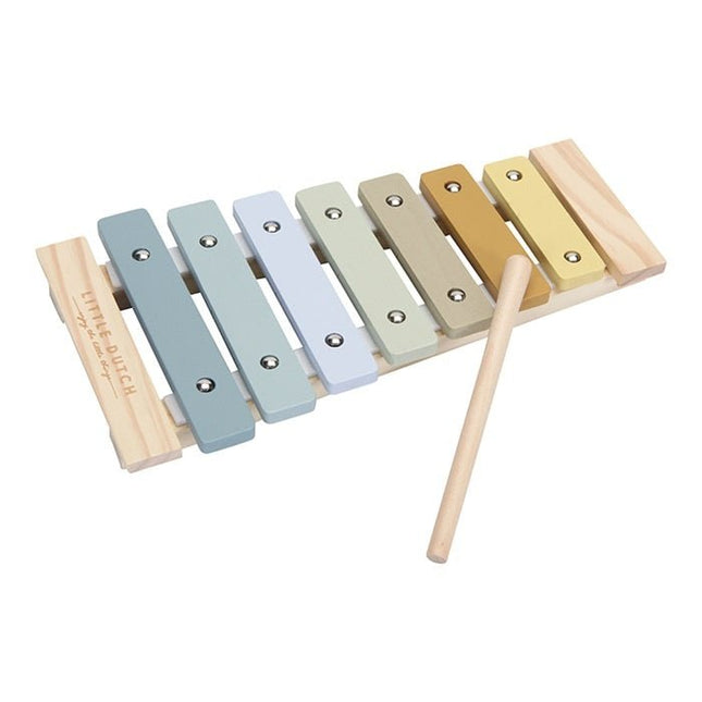 Little Dutch Houten Speelgoed Xylofoon Blue - Little Dutch - Babywinkel - 8713291770171