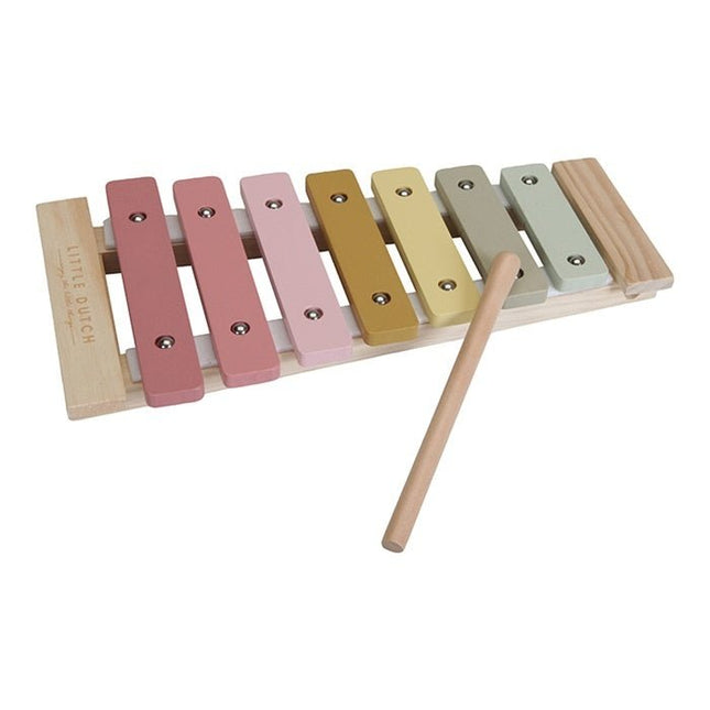 Little Dutch Houten Speelgoed Xylofoon Pink - Little Dutch - Babywinkel - 8713291770164