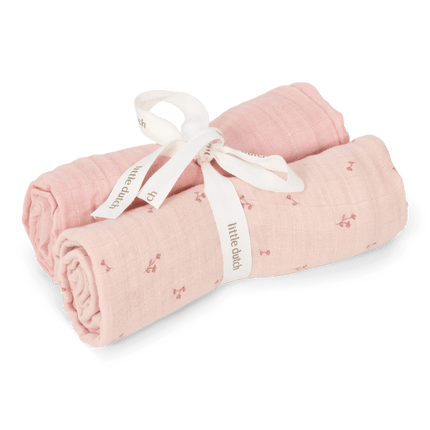 Little Dutch Hydrofiele Doek Pure Blossom 70Cm 2St koop je bij Babywinkel