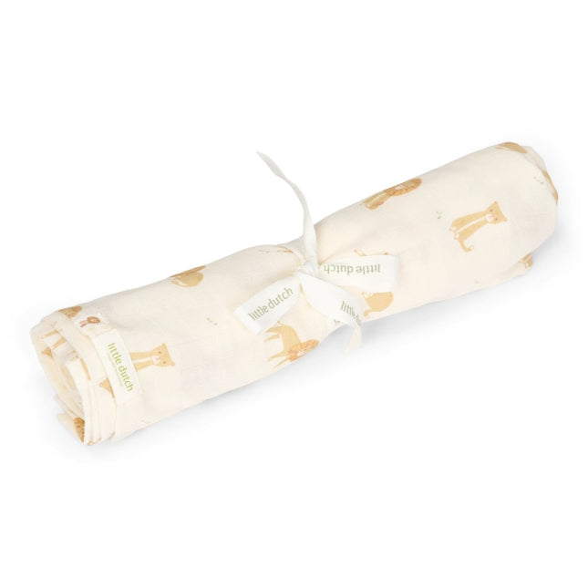 Little Dutch Hydrofiele Doek Safari Leo koop je bij Babywinkel