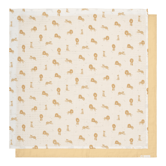 Little Dutch Hydrofiele Doek Safari Leo 2St koop je bij Babywinkel