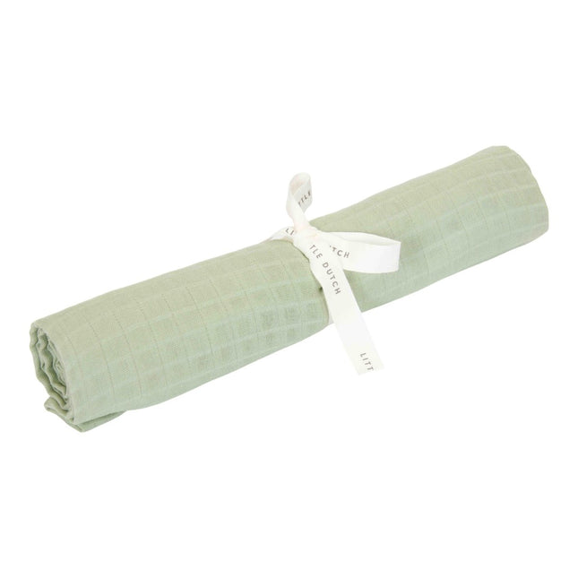 Little Dutch Hydrofiele Doek Sage 120X120Cm - Little Dutch - Babywinkel - 8721122570326