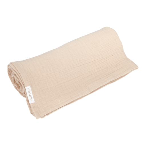 Little Dutch Inbakerdoek Hydrofiel 120x120 Beige - Little Dutch - Babywinkel - 8720847024336