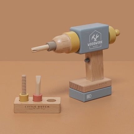 Little Dutch Kindergereedschap Boormachine - Little Dutch - Babywinkel - 8713291770911
