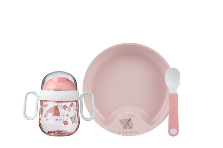 Little Dutch Kinderservies Set Mio 3 delig Flowers & Butterflies - Little Dutch - Babywinkel - 8720294015000