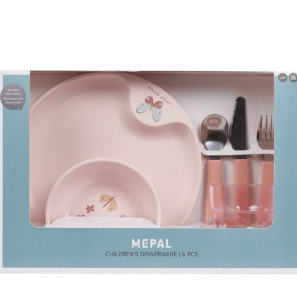 Little Dutch Kinderservies Set Mio 6 delig Flowers & Butterflies - Little Dutch - Babywinkel - 8720294015062