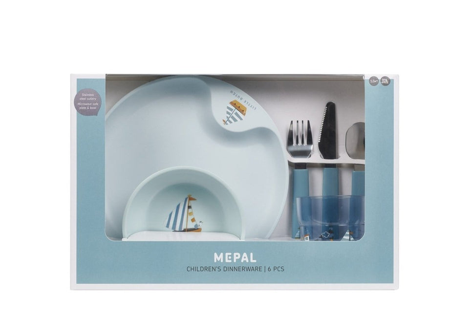 Little Dutch Kinderservies Set Mio 6 delig Sailors Bay - Little Dutch - Babywinkel - 8720294015031