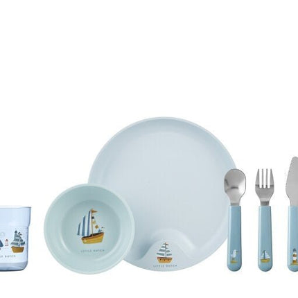 Little Dutch Kinderservies Set Mio 6 delig Sailors Bay - Little Dutch - Babywinkel - 8720294015031