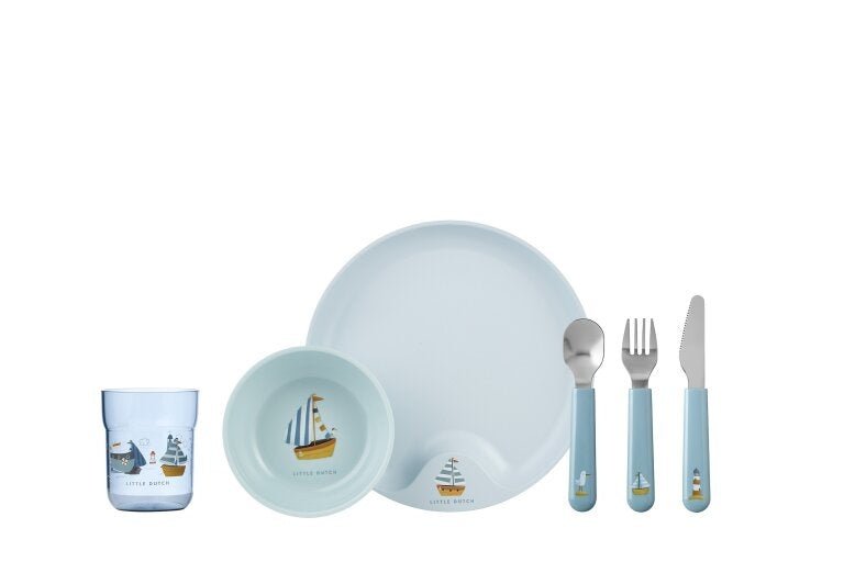 Little Dutch Kinderservies Set Mio 6 delig Sailors Bay - Little Dutch - Babywinkel - 8720294015031