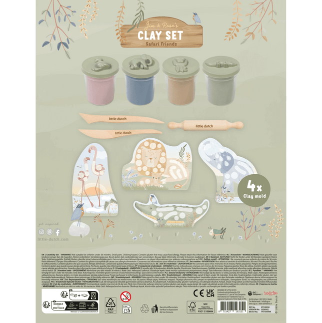 Little Dutch Klei Safari Friends koop je bij Babywinkel