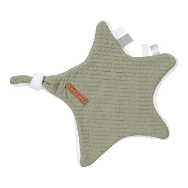 Little Dutch Knuffeldoekje Ster Pure Olive - Little Dutch - Babywinkel - 8719638748810