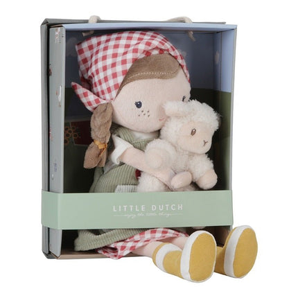 Little Dutch Knuffelpop Boerin Rosa met Schaap - Little Dutch - Babywinkel - 8713291445659