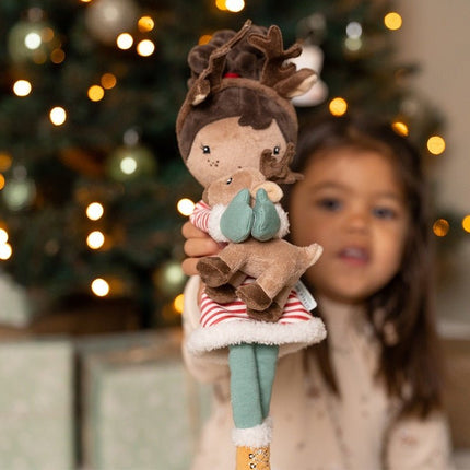 Little Dutch Knuffelpop Evi Kerst 35cm - Little Dutch - Babywinkel - 8713291445666