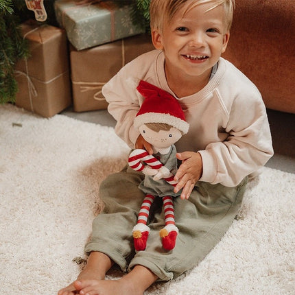 Little Dutch Knuffelpop Jim Kerst 35cm - Little Dutch - Babywinkel - 8713291445390
