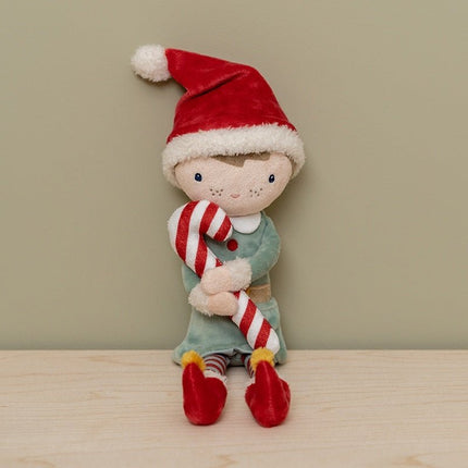 Little Dutch Knuffelpop Jim Kerst 35cm - Little Dutch - Babywinkel - 8713291445390